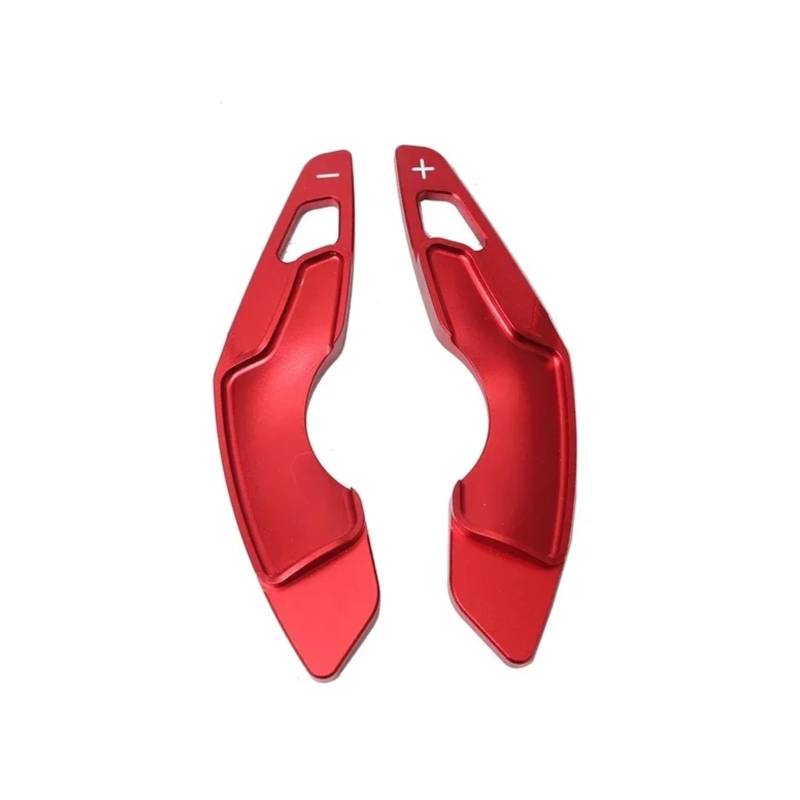 VINCTV Schaltwippen Shift Paddle Kompatibel Mit Lexus Für RC 2014 2015 2016 2017 2018 Auto-Schaltwippenabdeckung Auto-Lenkrad-Schalthebel-Schaltwippenverlängerung Aluminium-Schaltwippen 2 Stück(Red) von VINCTV