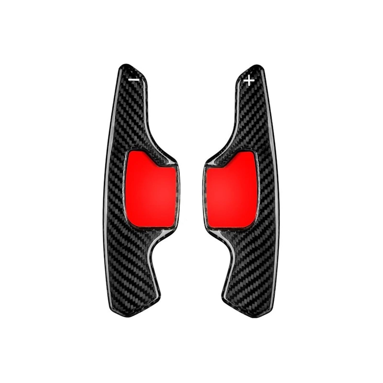 VINCTV Schaltwippen Shift Paddle Kompatibel Mit Subaru Für Forester Für Outback Für Impreza GT86, Auto-Paddle-Extender, Lenkrad, Carbonfaser-Paddle-Shift-Autozubehör(Black) von VINCTV