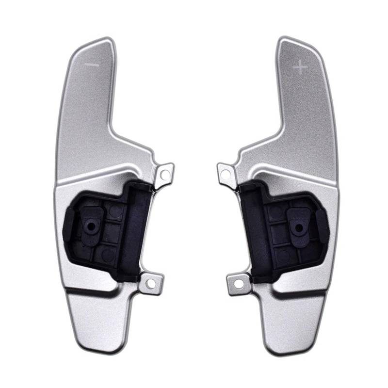 VINCTV Schaltwippen Shift Paddle Kompatibel Mit VW Für Golf 7 Für GTI R Für GTE Für GTD 2015 2016 2017 2018 2019 2020, Lenkrad-Schaltwippenverlängerung Aus Aluminiumlegierung(Silver) von VINCTV