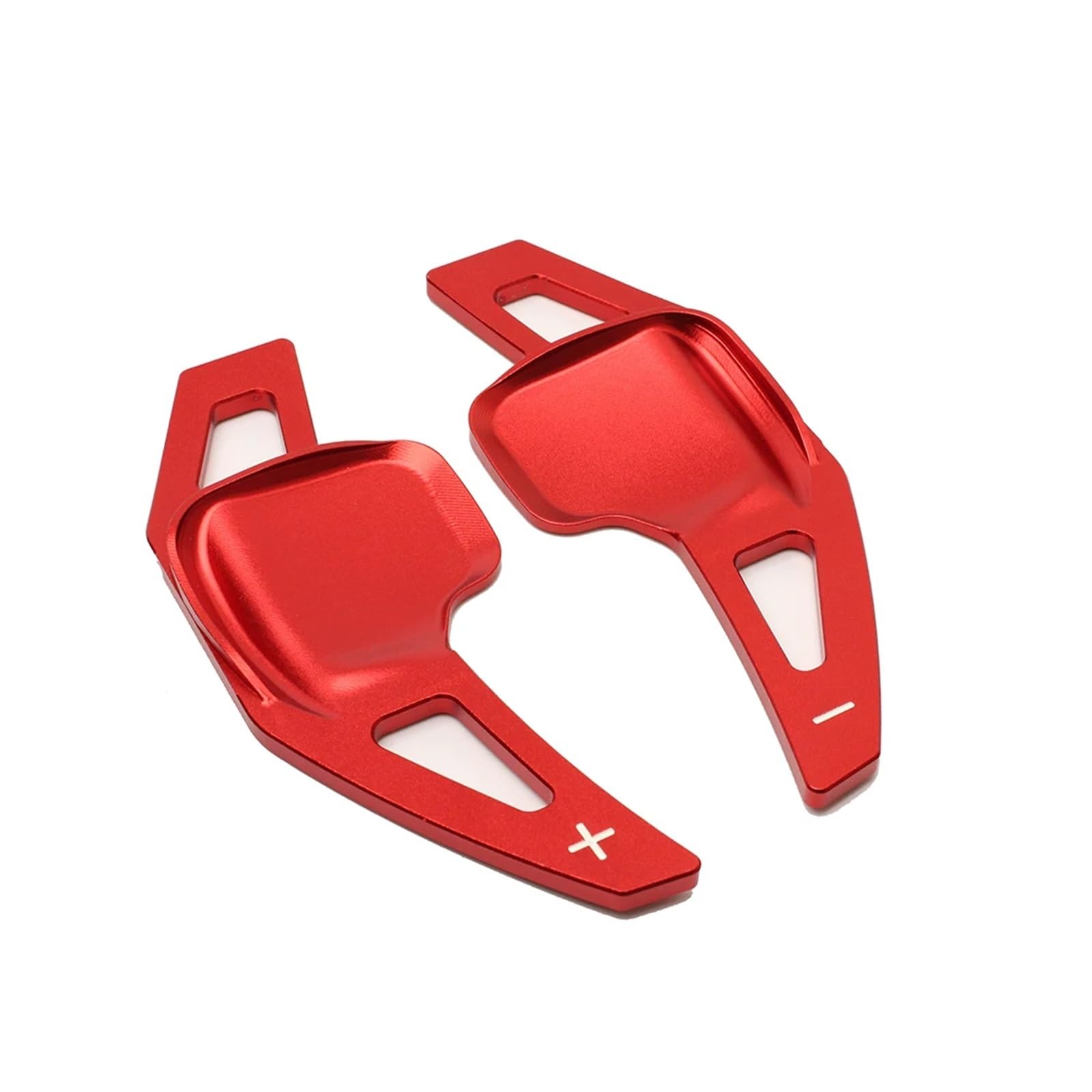 VINCTV Schaltwippen Shift Paddle Kompatibel Mit X5 F15 X6 F16 2013 2014 2015 2016 2017 2018 Auto-Schaltwippen-Paddelverlängerung, Schaltwippen-Autolenkrad-Schaltwippen(Red) von VINCTV