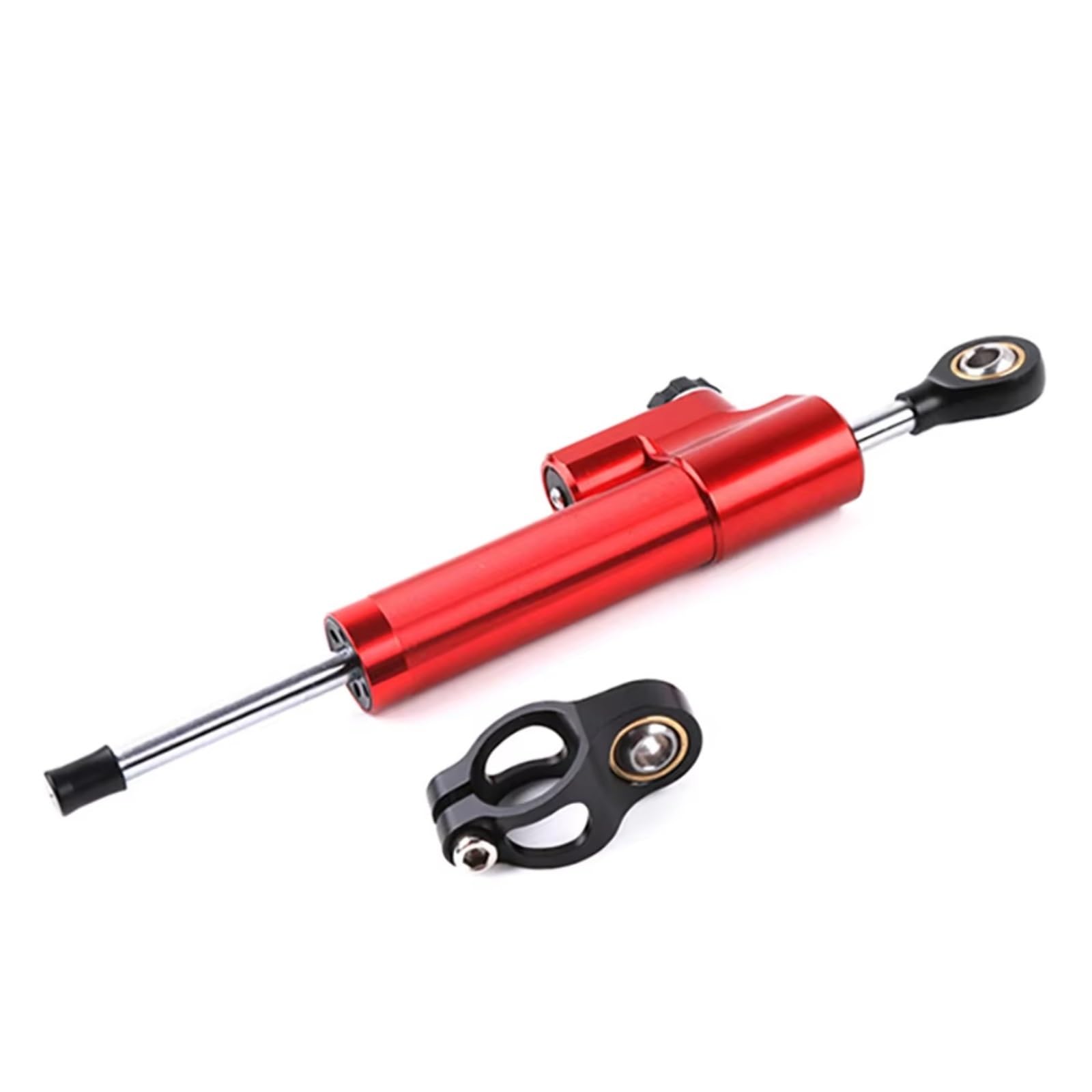 VINCTV Stabilisator Kompatibel Mit Yamaha Motorrad Aluminium Lenkungsdämpfer Tank Slapper Stabilisator Dämpfung Stange Geschwindigkeit Wobble Absorber(Red) von VINCTV