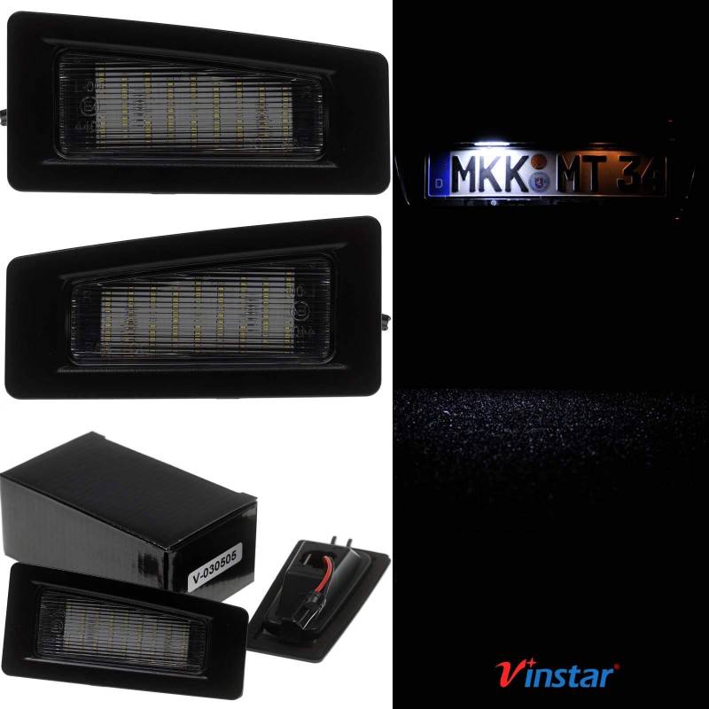 LED Kennzeichenbeleuchtung kompatibel mit Modell 3 2014-2018 CX-3 DK ab 2015 von Vinstar