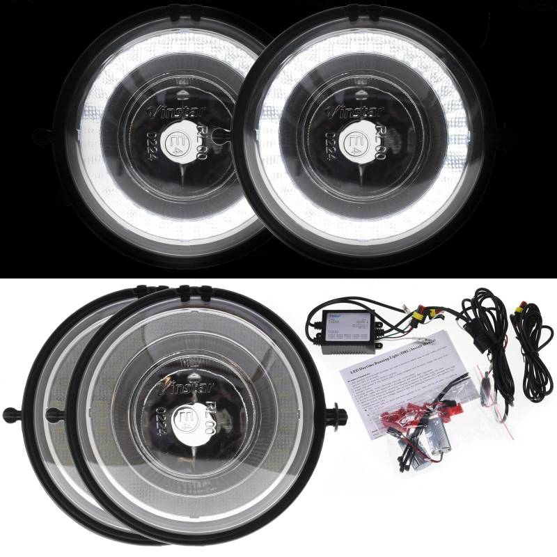 VINSTAR LED NEBELSCHEINWERFER TAGFAHRLICHT POSITIONSLICHT kompatibel mit Mini R55 R56 R57 R58 R59 R60 von VINSTAR