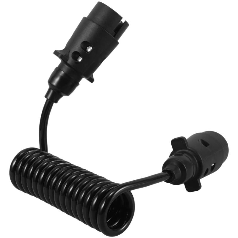 VINTORKY 2 Meter 7 Pin Anhänger Anschlusskabel Mit Stecker Für Fahrzeuge Trailer Plug Adapter Für Anhängerbeleuchtung Und Elektrische Verbindungen Robustes Kabel Für Zuverlässige von VINTORKY