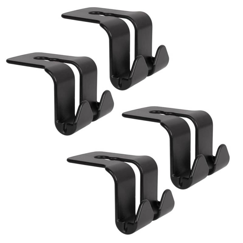 VINTORKY 4er Set Auto Kopfstützen Haken Multifunktionale Aufhänger Für Rücksitze Ideal Für Car Storage Hooks Und Car Hanger Zur Organisation Im Fahrzeug von VINTORKY