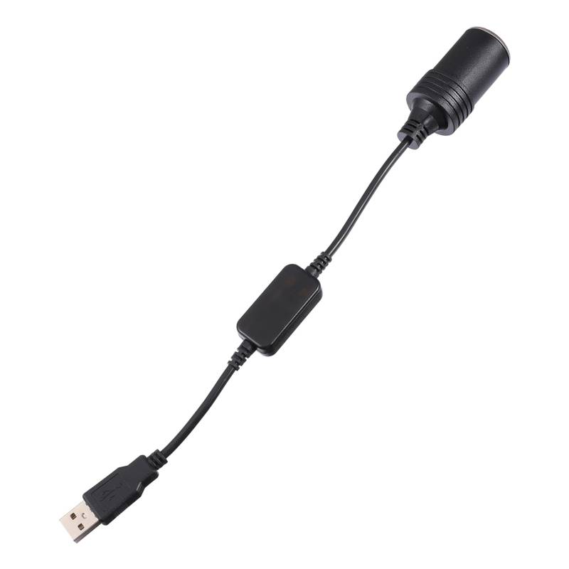 VINTORKY 5V USB Zu 12V Zigarettenanzünder Konverter Praktischer Adapter Für Geräteanschlusskabel Und Zigarettenanzünder Ideal Für Autozubehör Und Mobile Nutzung Kompakt Und von VINTORKY