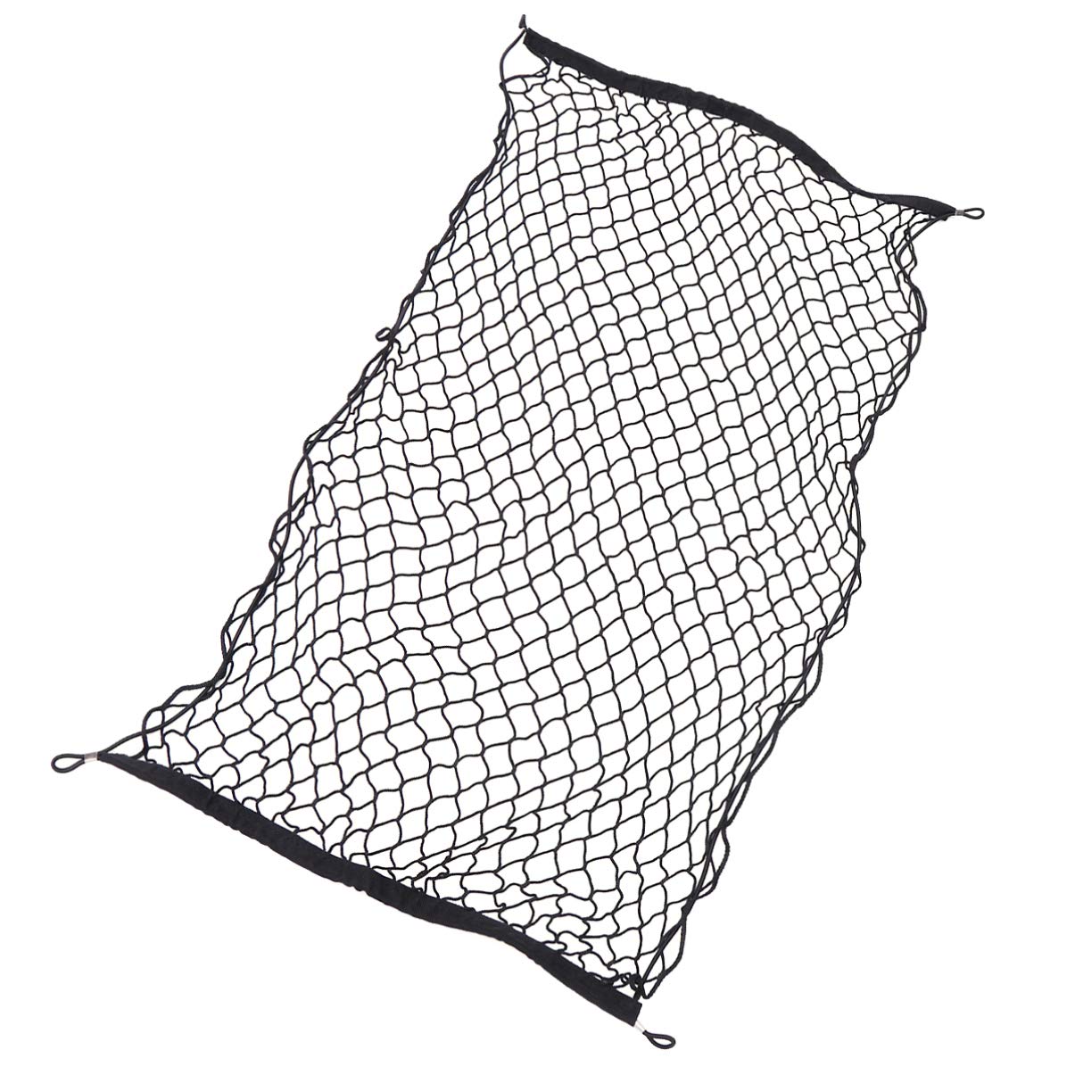 VINTORKY Kofferraum Aufbewahrungsnetz Auto Organizer Gepäcknetz Für Kofferraum 110x50cm Mit 4 Haken Trunk Cargo Net Organizer Für Sicheres Verstauen Von Gepäck Und Zubehör von VINTORKY