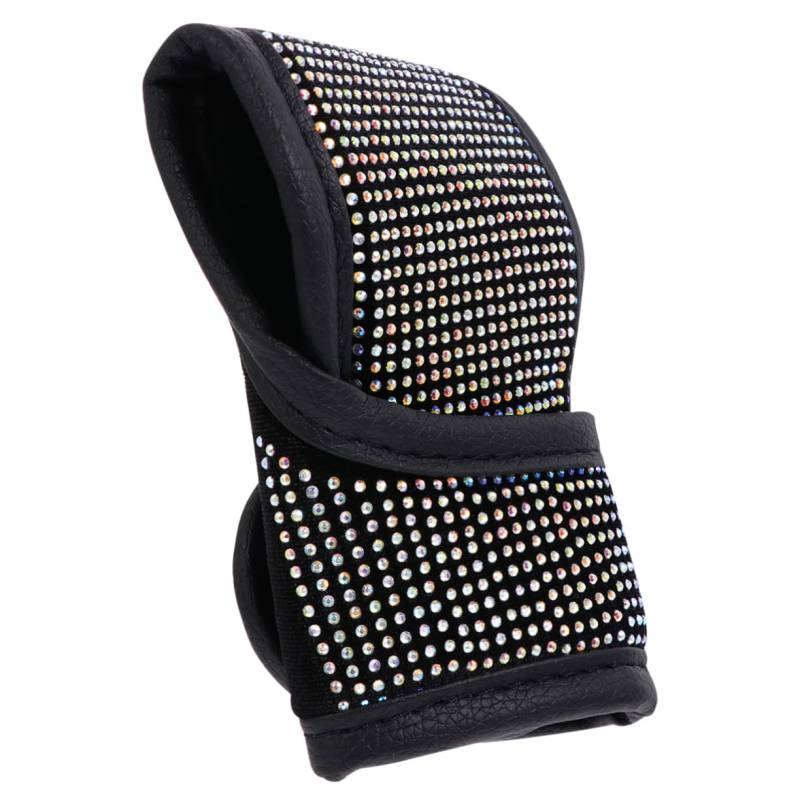 VINTORKY Rhinestone Handbremsabdeckung Für Auto Elegante Auto Dekoration Für Frauen Gear Protector Für Handbremse Glänzender Auto Accessoire Schutzabdeckung Für Schaltknauf von VINTORKY