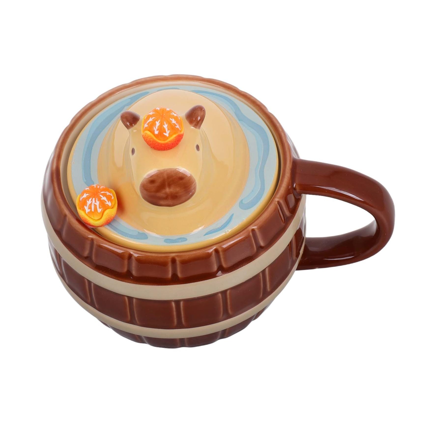 VINTORKY Wasserflasche Für Wohnmobile Süßer Wasserkrug Kaffeetasse Tasse Für Wasser Ausgefallener Becher Honigtopf Süße Tassen Becher Süß Wasserbecher Cappuccino-Tasse Coole Tasse Keramik von VINTORKY