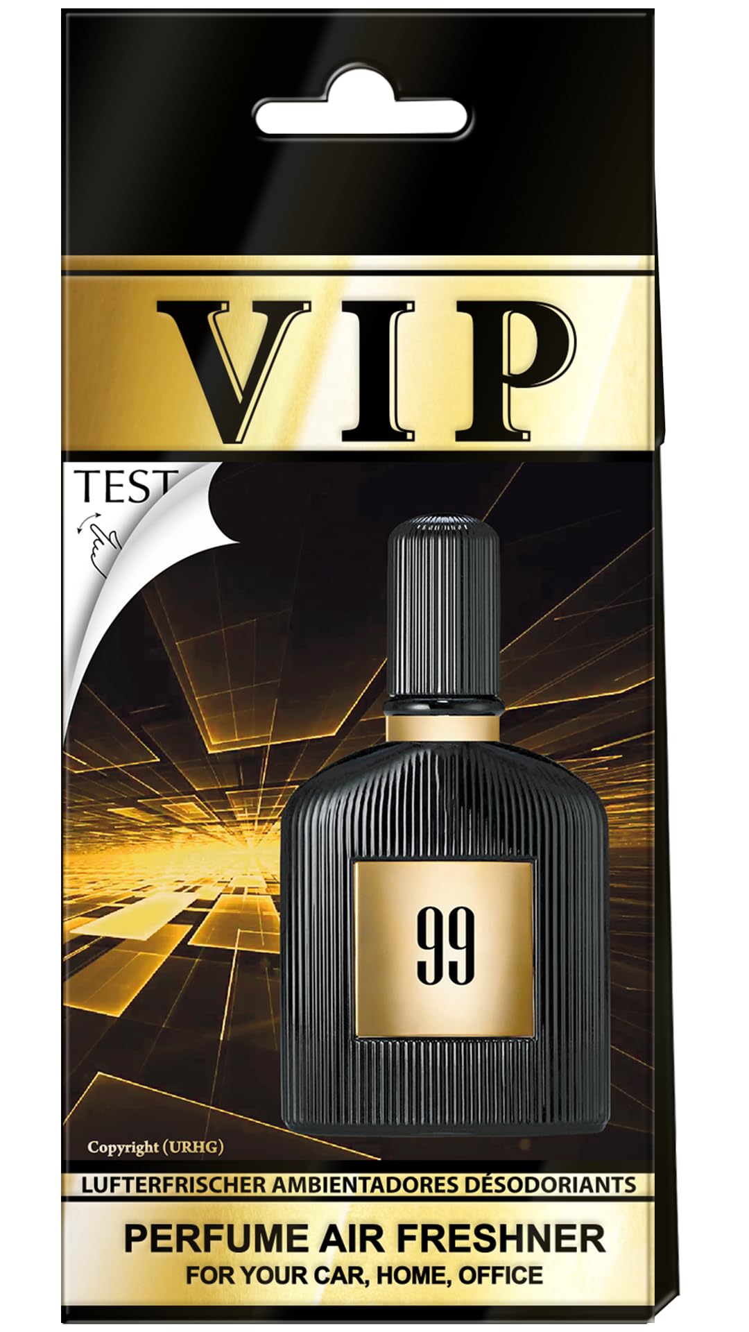 5 X VIP PERFUME CAR & HOME AIR FRESHENERS,INSPIRED BY DESIGNER FRAGRANCES von VIP