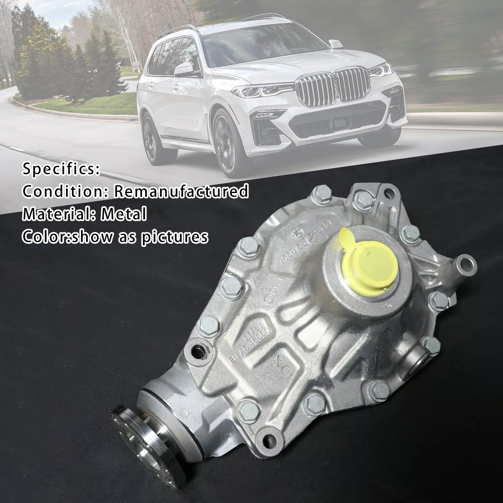 VIPIH Differential Vorderachsgetriebe 31508662812 3.38 Übersetzung für Fit for BMW X7 G07 M50iX 60iX- von VIPIH