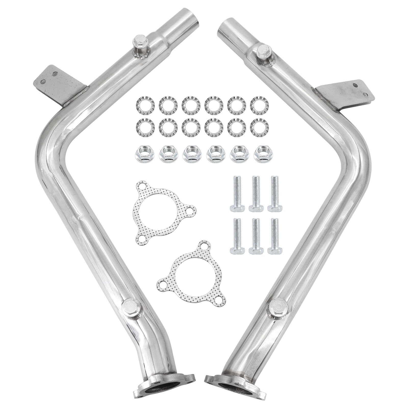 VIPIH Edelstahl-Auspuffrohre für 2000-2004 Passend für Porsche Boxster 2.7L 3.2L von VIPIH