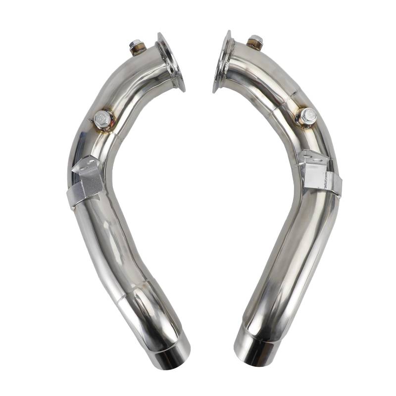 VIPIH Fit für BMW S63 3 Katlose Downpipes für M5/M6 F10/F12-50HP Zuwachs“ von VIPIH