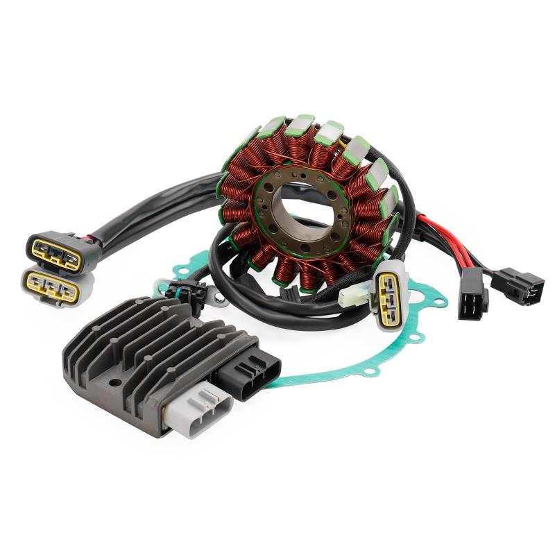 VIPIH Magnetkopplung Spule Stator + Spannungsregler + Dichtungs-Set Fit für Street Fit für Triple 675 R 2013-2016 von VIPIH