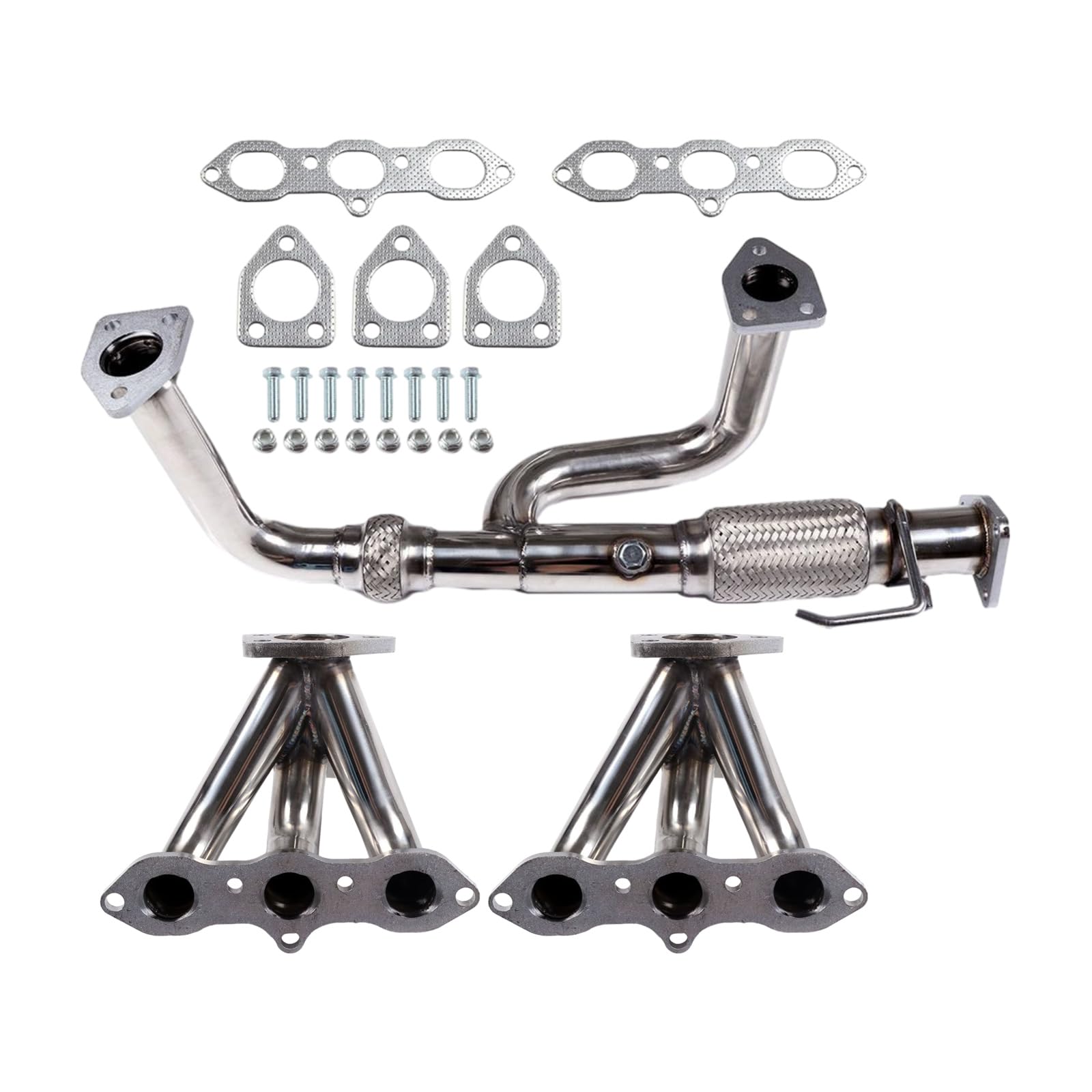 VIPIH Neue Edelstahl Auspuffkrümmer für Fit for Acura CL/TL & Fit for Honda Accord 3.2L 1998-2003 von VIPIH