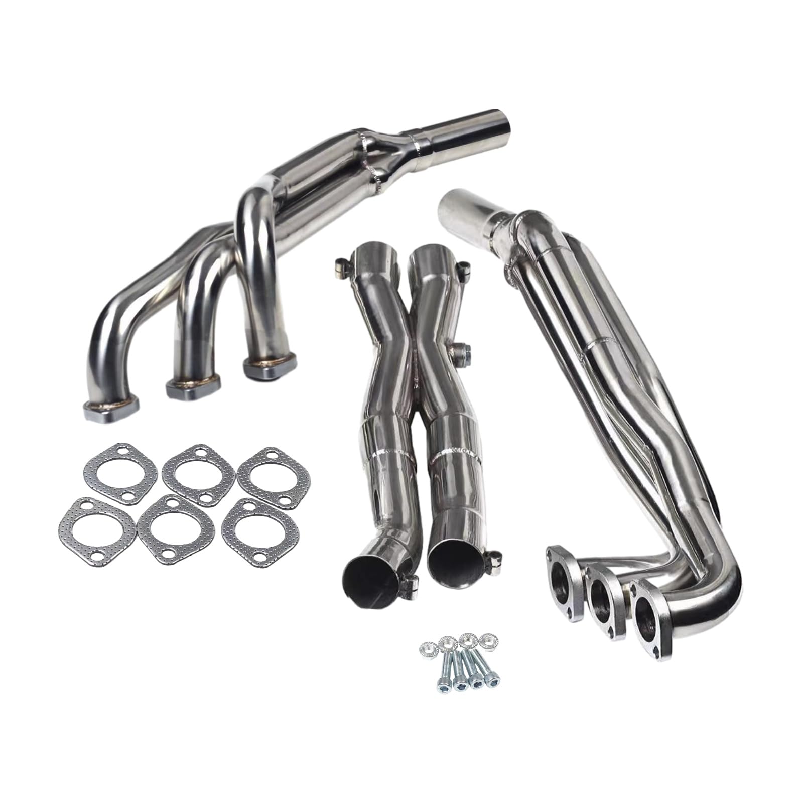 VIPIH Neue Edelstahl Auspuffkrümmer für Fit for BMW E30 Modelle mit 2.5L/2.7L l6 Motoren (1984-1991, ohne einige) von VIPIH