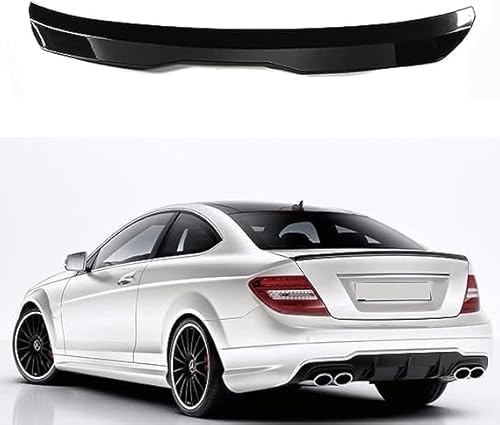 1 Pcs Heckspoiler FüR Benz W204 C200 C300 C63 2007-2014, Heck Kofferraum Lip Tail Deckel ZubehöR Auto HeckflüGel Hintere Lippe Spoiler von VIPOD