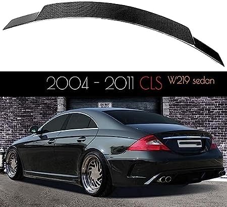 1 Pcs Heckspoiler FüR Mercedes Classe CLS W219 Spoiler 2004-2011, Heck Kofferraum Lip Tail Deckel ZubehöR Auto HeckflüGel Hintere Lippe Spoiler von VIPOD