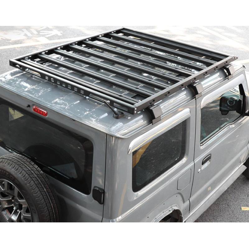 Auto Dachträger für JIMNY JB74 JB64 2019-2022, Aluminium Dachgepäckträger Geschlossene Reling Crossbar, Auto Zubehör von VISEKA