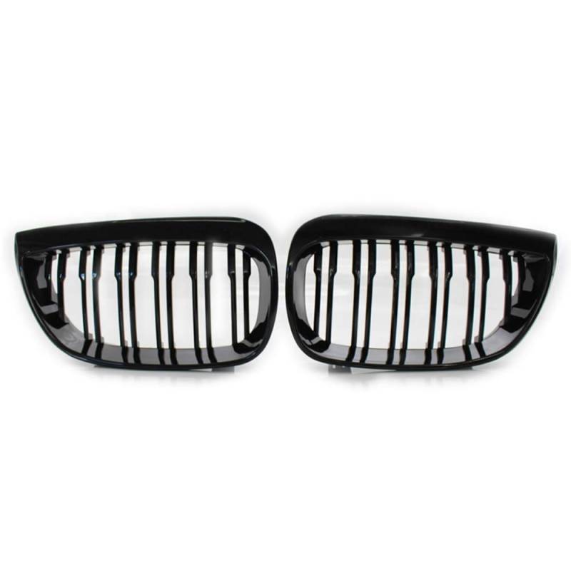 VISLONE 1 Paar Auto-Frontgrill Kühlergrill, Ersatz für BMW 1er-Serie E81 E87 2004–2007, Auto-Styling-Grills von VISLONE