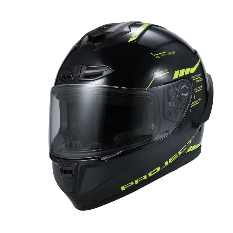 VISLONE Motorradhelm, Integralhelm, erhältlich in vier Jahreszeiten (XL) von VISLONE