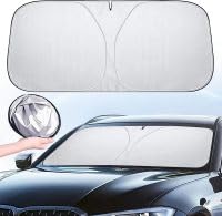 Windschutzscheiben-Sonnenschutz für Infiniti EX 2007 2008-2022, Auto Frontscheibe Sonnenblende, Frontscheibenabdeckung, UV-Schutz, Faltbarer, Wärmeisolierung,Silver von VITHA