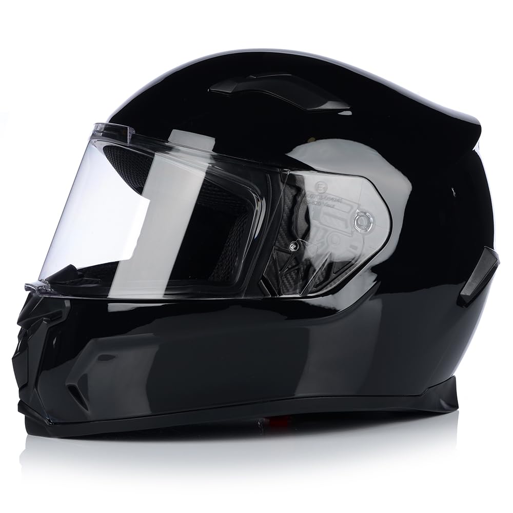 Integralhelm Mopedhelm | VITO Duomo | Motorrad Helm Vollvisierhelm Mopedhelm ECE 22.06 | Motorradhelm Full-Face Helme (M (57-58cm)) von VITO Helmets