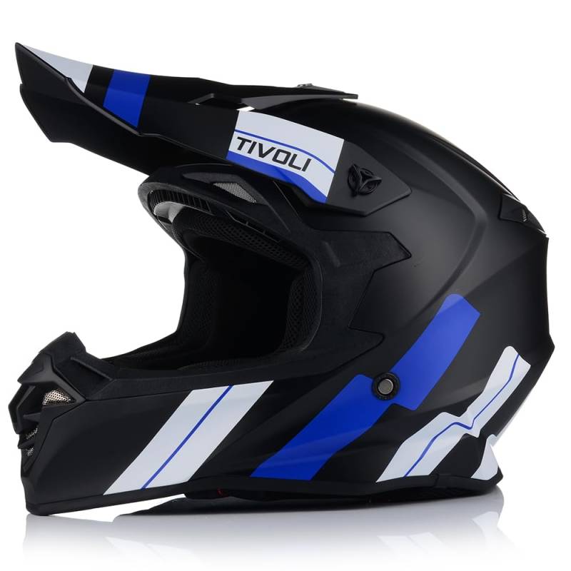 Motocross Helm | VITO Tivoli | Herren und Damen | ATV Quad Enduro Helm | ECE 22.06 Zertifiziert | Motorradhelm (XL (61-62cm)) von VITO Helmets