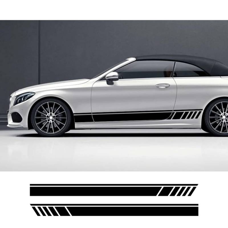 Seitenaufkleber für Autotüren, für M=ercedes B=ENZ G-Glas G55 G63 AMG W463 G500-Klasse G350D Streifen Vinyl-Dekor-Aufkleber Autozubehör von VIYOHOH