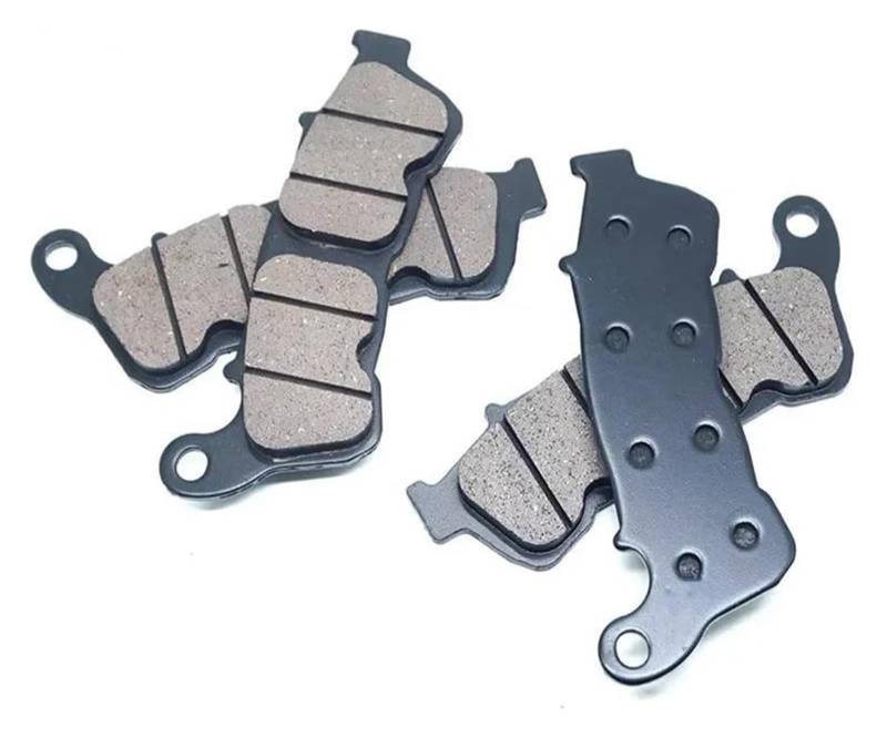 Motorrad-Bremsbeläge Für Ho&rnet 600 CB600F CB 600 F ABS 2007-2011 Vorne Hinten Set Teile Motorrad Bremsbeläge (Ganzes Set)(2x Front Brake Pads) von VKVZGPRARW