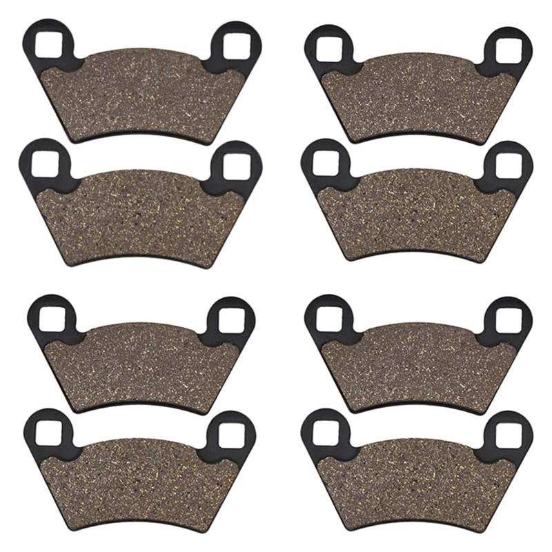 Motorrad-Bremsbeläge Für PO&LARIS Für R&anger XP 700 4x4 2006–2008 Motorrad-Bremsbeläge Vorne Und Hinten (4 Paar)(4pairs) von VKVZGPRARW