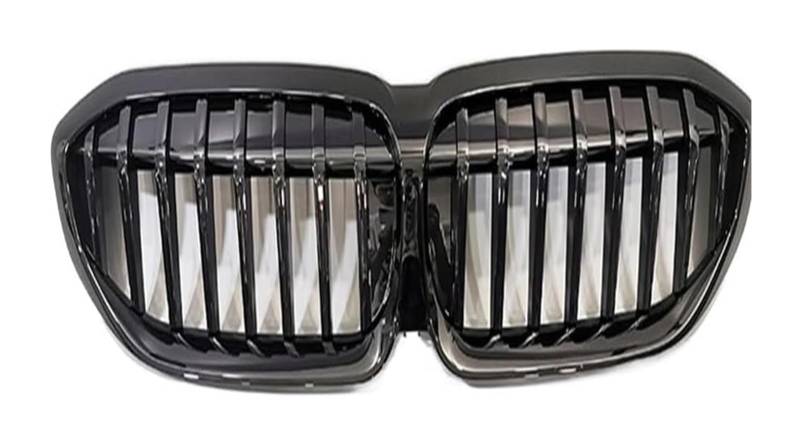 Stoßstangengrill Für 3 Serie Für G20 Für G21 Für G28 2019-2022 Frontschürze Kühlergrill Vorne Kühlergrills Auto Oberen Haube Mesh Grill(Glossy Black) von VKVZGPRARW