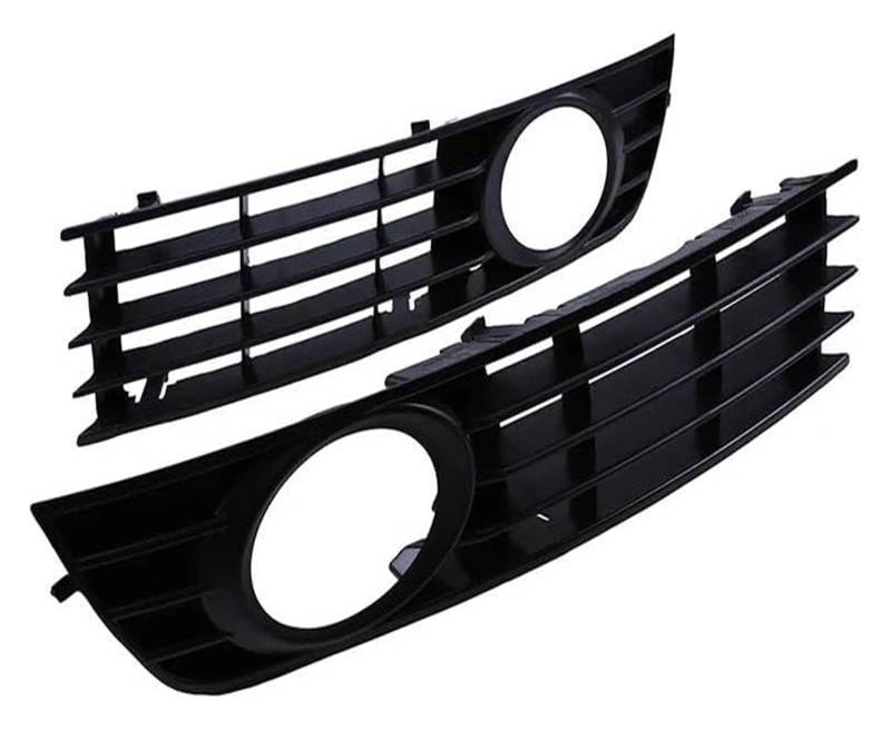 Stoßstangengrill Für A4 Limousine 1,8 L L4 3,0 L V6 2002-2004 Außenteile Auto Nebelscheinwerfer Kühlergrill Abdeckung Front Lower Bumper Grille Styling(1 Pair) von VKVZGPRARW