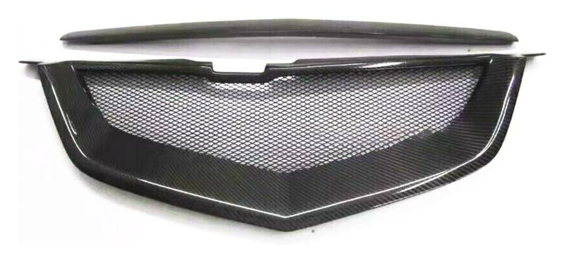 Stoßstangengrill Für Acura Für TL 2004 2005 2006 Frontstoßstangengrill Frontkühlergrills Frontgrill Auto Obere Stoßstangenhaube Maschengitter(Carbon Fiber) von VKVZGPRARW