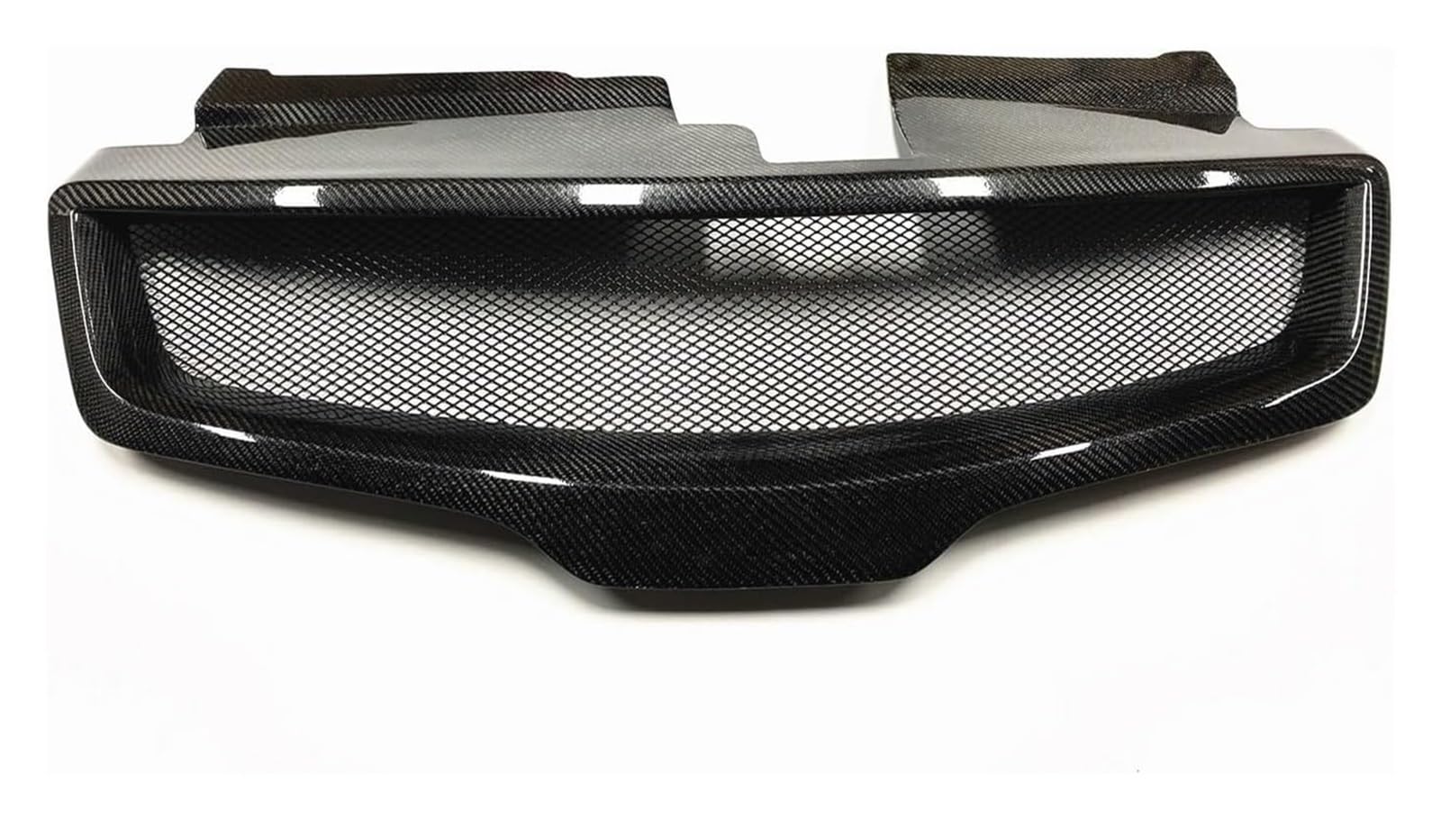 Stoßstangengrill Für Altima 2007 2008 2009 Auto Oberen Stoßfänger Haube Mesh Grid Front Stoßstange Grille Front Kühler Gitter Front Grille(Carbon Fiber) von VKVZGPRARW