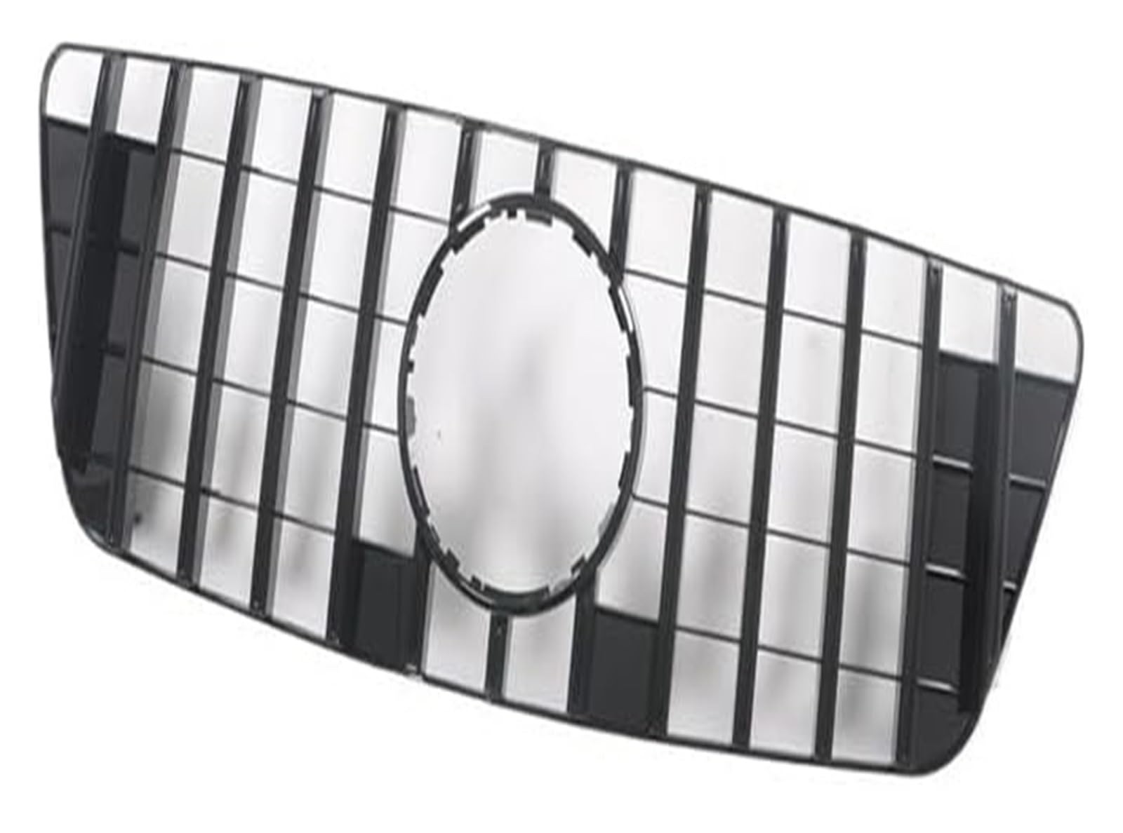 Stoßstangengrill Für B&enz Für W164 Für ML350 Für ML450 2009-2011 Auto Obere Haube Mesh Grid Front Stoßstange Grille Front Kühlergrills(Schwarz) von VKVZGPRARW