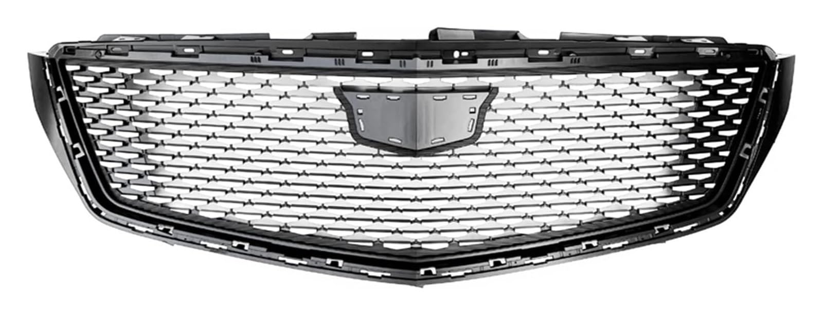 Stoßstangengrill Für Cadillac Für XTS 2018 2019 2020 Frontstoßstangengrill Frontkühlergrill Obere Stoßstangenhaube Mesh Grid Frontgrill(Silber) von VKVZGPRARW