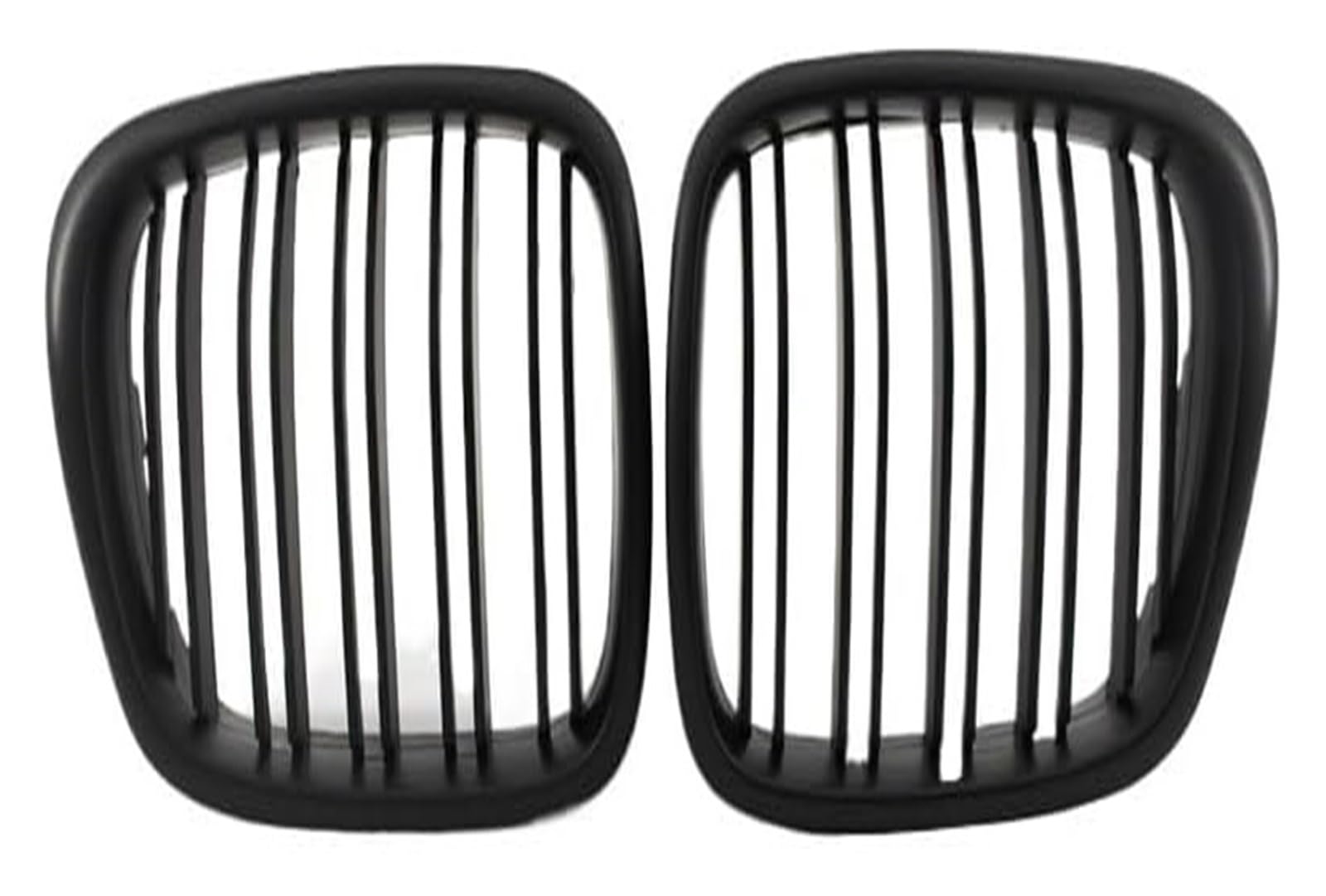 Stoßstangengrill Für E39 Für 5er-Serie Für 525 Für 528 1999-2003 Frontstoßstangengrill Frontkühlergrill Haubengrill Dual Line Grille(Gloss Black) von VKVZGPRARW