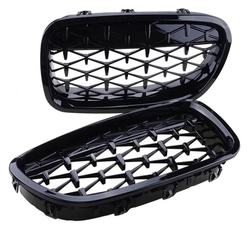 Stoßstangengrill Für F10 Für F11 Für F18 Für 5er 2010-2016 Frontstoßstangengrill Frontkühlergrills Auto-Fronthaubengrill(Schwarz) von VKVZGPRARW