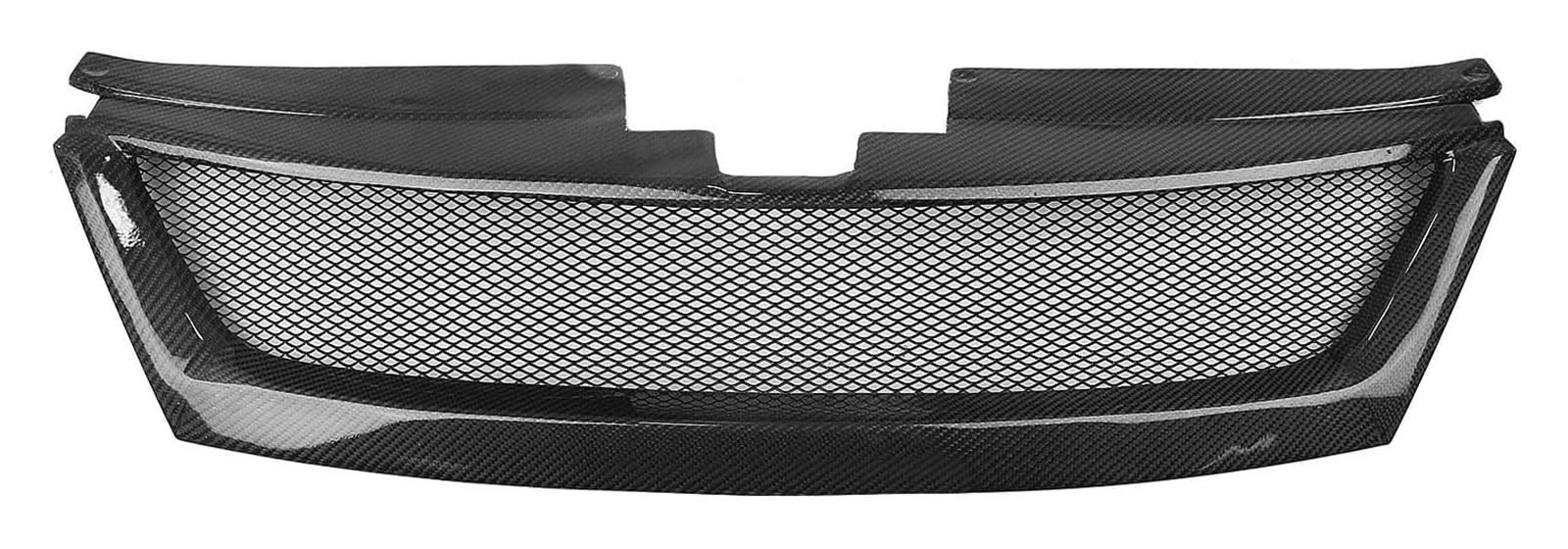 Stoßstangengrill Für M&ITSUBISHI Für Outlander 2007-2009 Auto Kühlergrill Racing Grill Oberen Stoßstange Haube Mesh Grill Vorne Niere Grille(Rhd Gray) von VKVZGPRARW