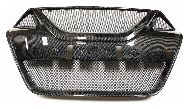 Stoßstangengrill Für Maxima 2016 2017 Frontstoßstangengrill Frontkühlergrill Auto Front Upper Bumper Hood Mesh Grille(Carbon Fiber) von VKVZGPRARW