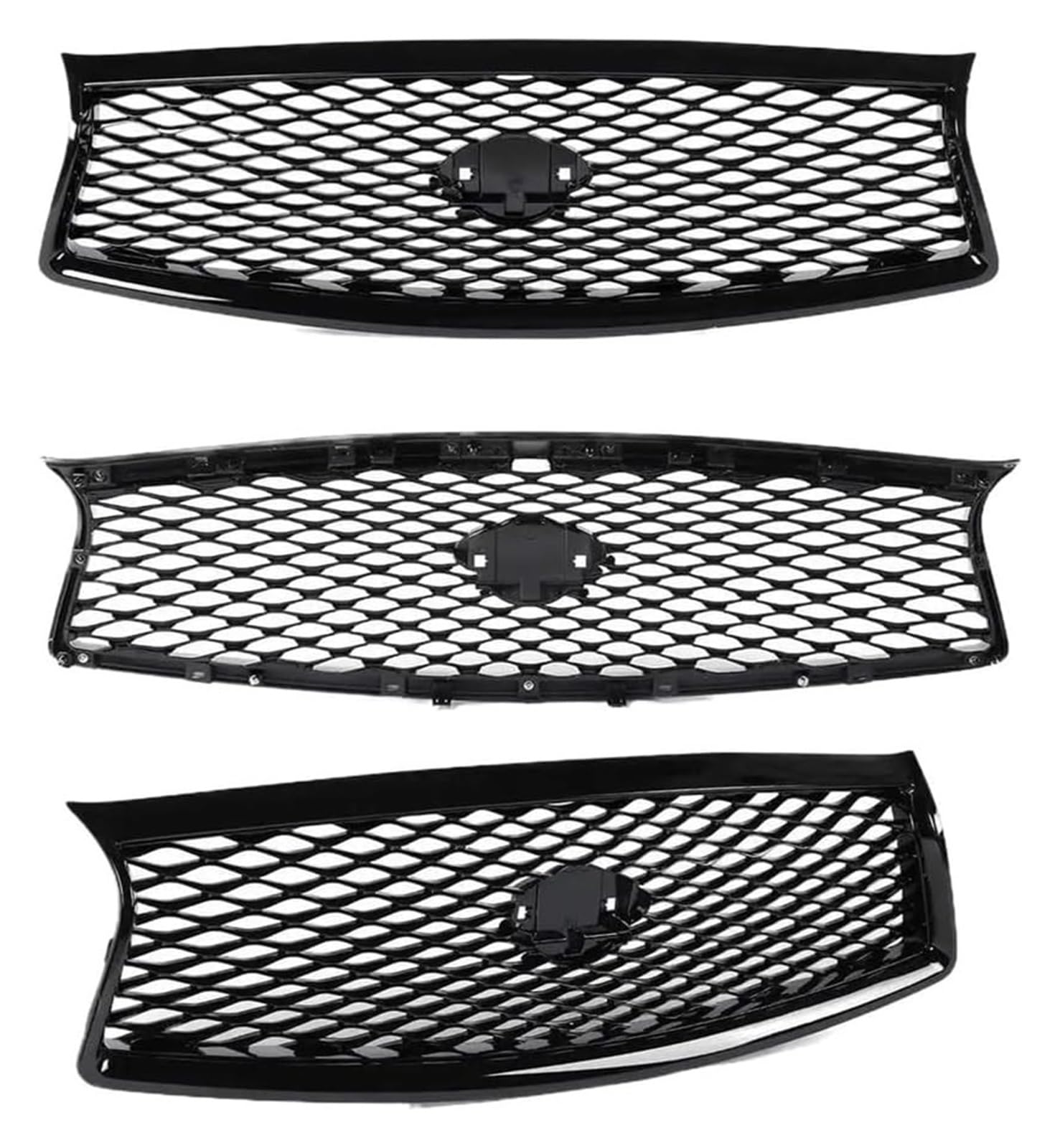 Stoßstangengrill Für Q50 Für Q50S 2014-2017 Frontstoßstangengrill Frontkühlergrills Auto-Frontgrill Obere Haube Maschengitter von VKVZGPRARW