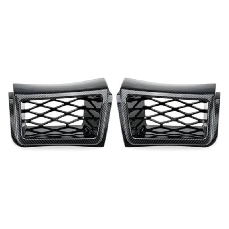 Stoßstangengrill Für Silverado 1500 2003-2007 Carbon Texture Auto Bremse Luftkanal Front Stoßstange Sattel Grill Vorne Niere Grille von VKVZGPRARW