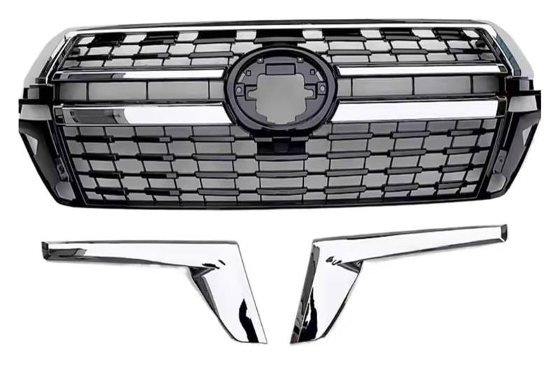 Stoßstangengrill Für T&oyota Für Land Für Cruiser Für LC200 2008-2021 Frontkühlergrills Auto Frontstoßstangengrill Kühlergrill(SIZE-D) von VKVZGPRARW