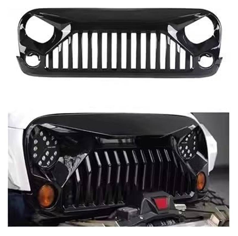 Stoßstangengrill Für Wrangler Für JK Für JL Frontstoßstangengrill Frontkühlergrills Autogrillgitter Kühlergrill(Size-C) von VKVZGPRARW