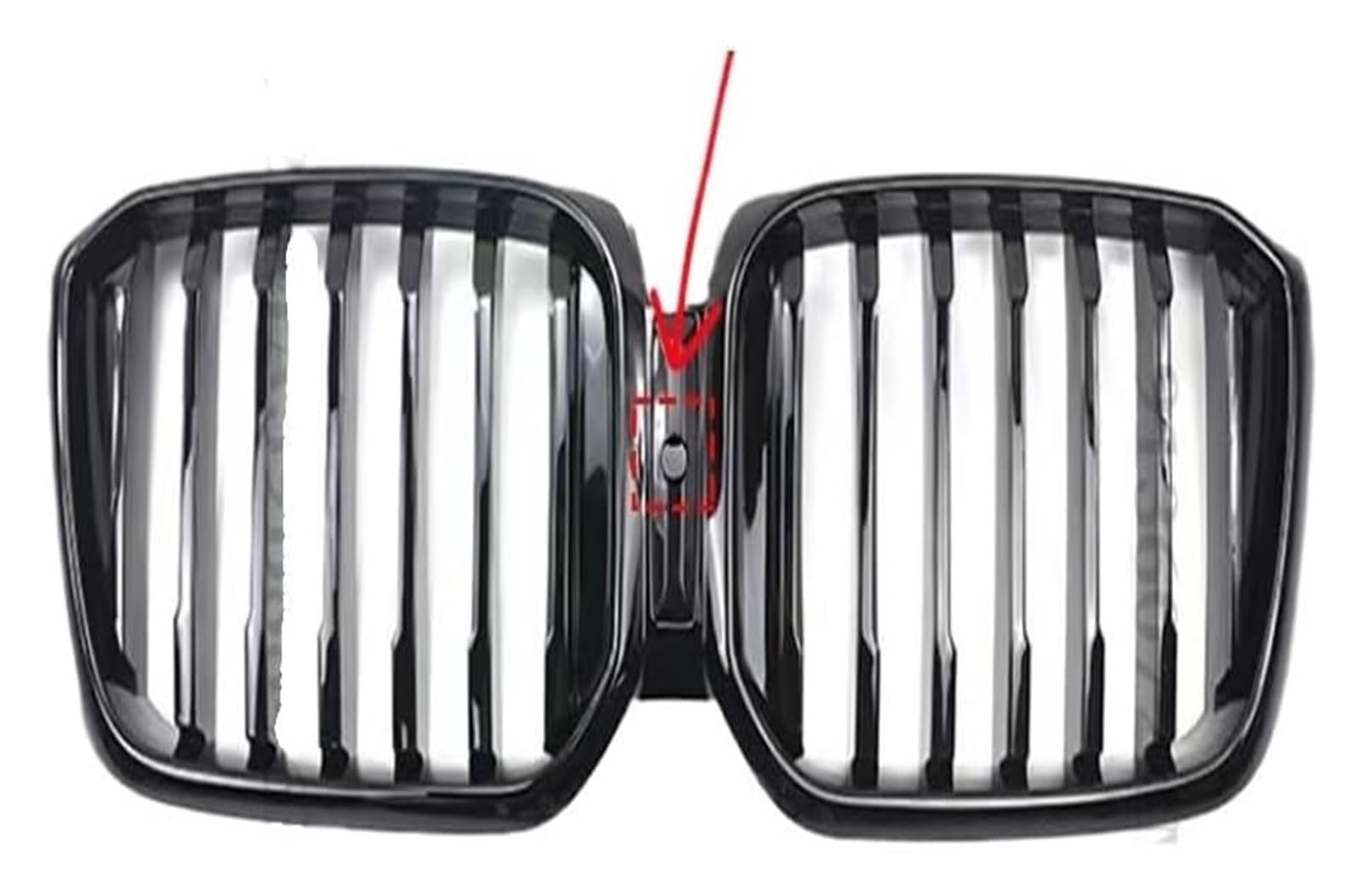 Stoßstangengrill Für X3 Für X4 2022 2023 Frontstoßstangengrill Frontkühlergrills Fronteinlassgitter Haubengitter Stoßstangengrillgitterverkleidung(1 Slat With Hole) von VKVZGPRARW