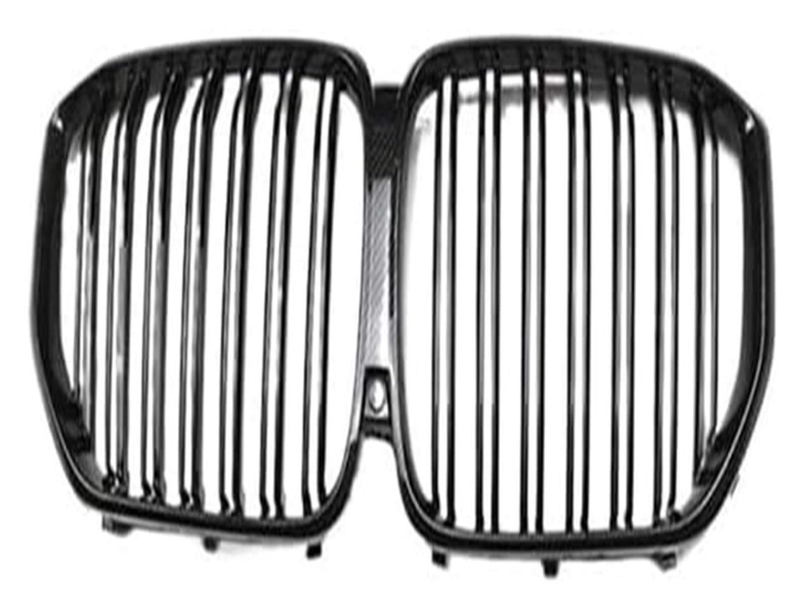 Stoßstangengrill Für X5 Für G05 2019-2023 Frontstoßstangengrill Frontkühlergrill Auto Frontgrill Haube Frontgrill Einzellamelle Dual(2 slat Carbon Look) von VKVZGPRARW