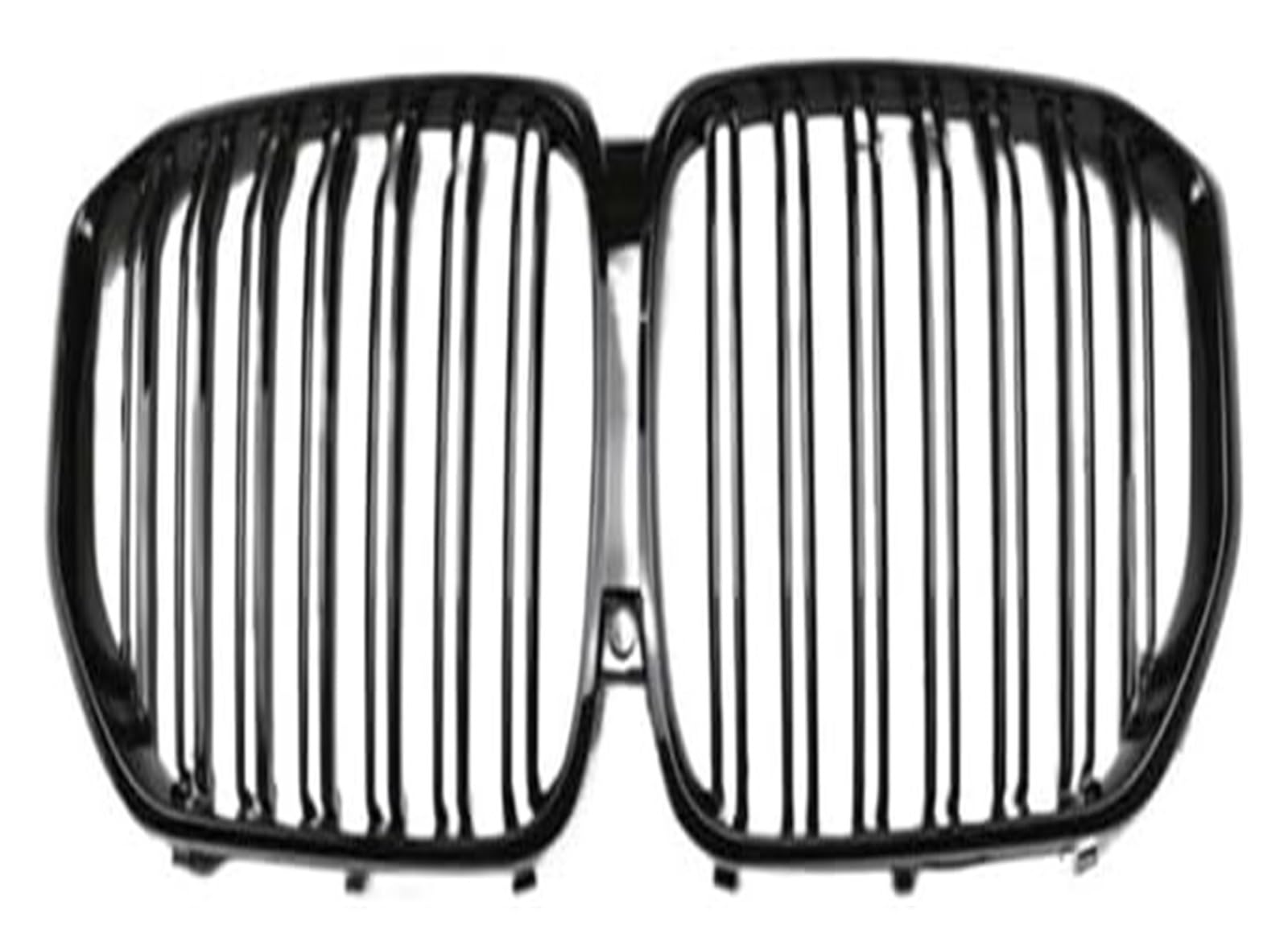 Stoßstangengrill Für X5 Für G05 2019-2023 Frontstoßstangengrill Frontkühlergrill Auto Frontgrill Haube Frontgrill Einzellamelle Dual(2 slat Gloss Black) von VKVZGPRARW