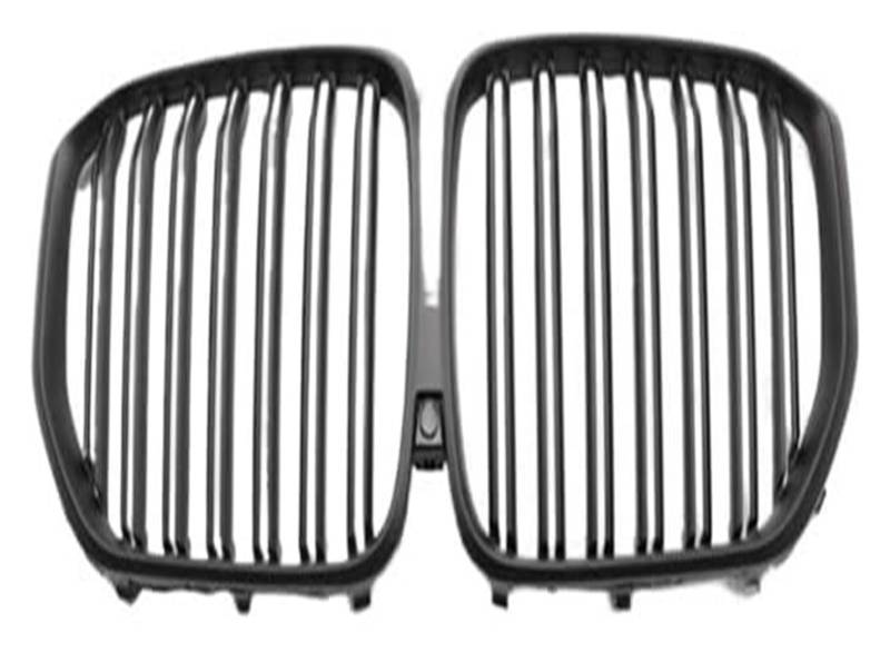 Stoßstangengrill Für X5 Für G05 2019-2023 Frontstoßstangengrill Frontkühlergrill Auto Frontgrill Haube Frontgrill Einzellamelle Dual(2 slat Matte Black) von VKVZGPRARW