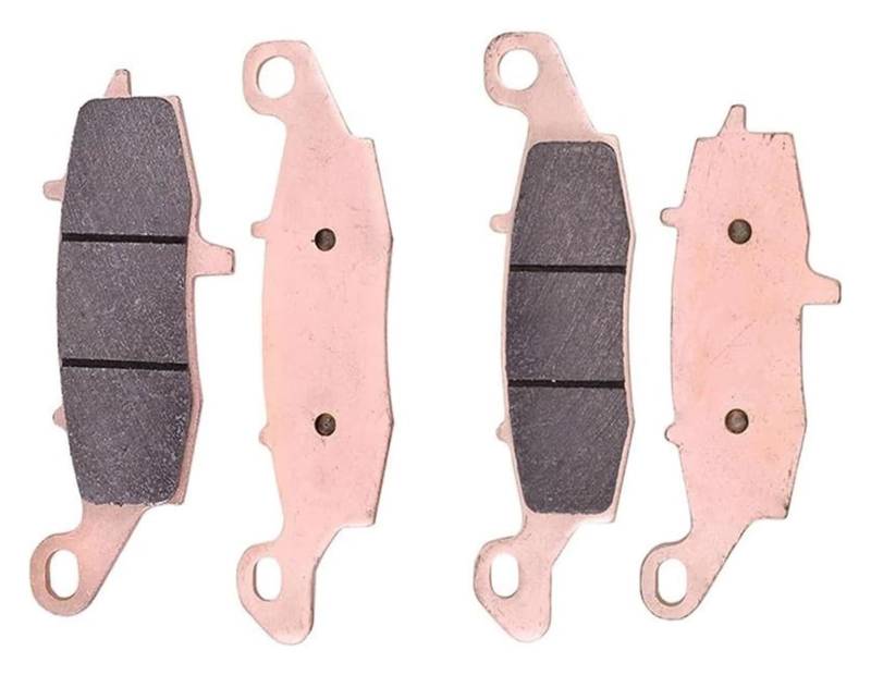 VKVZGPRARW Motorrad-Bremsbeläge Für S&uzuki SV400 K3 K4 K5 SV400K SV400S SV 400 650 SV650 SV650S Motorrad Vorne Hinten Bremsbeläge(2pairs Copper Front) von VKVZGPRARW